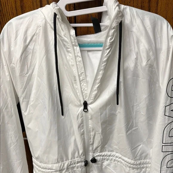 adidas White rain jacket - Picture 2 of 8